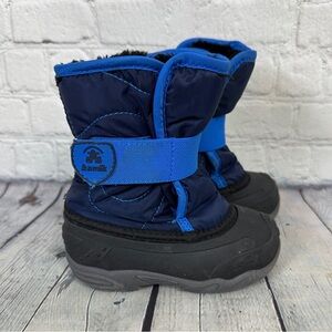 Kamik Snowbug winter boots blue size toddler 8